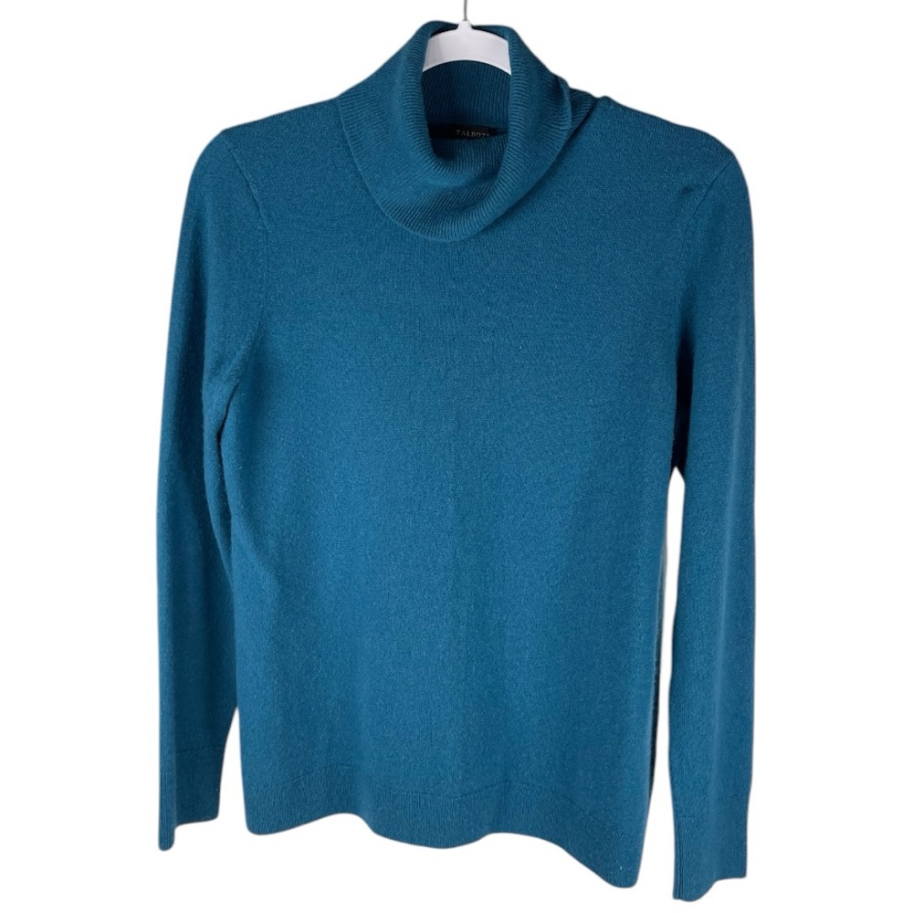 Talbots Teal Cowl Neck Sweater